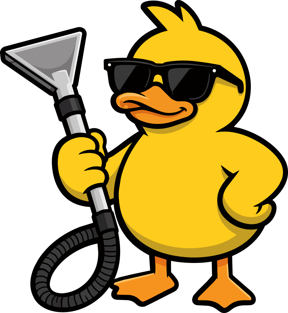 Mascote Pato Clean
